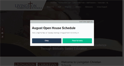 Desktop Screenshot of livingstonchristianschools.org